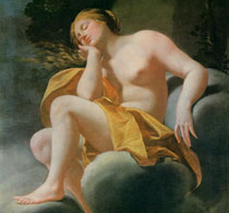 Вуэ Венера, спящая на облаке