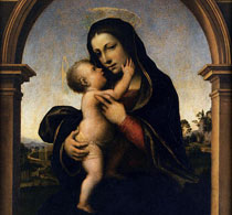 Альбертинелли Мадонна с младенцем