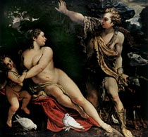 Карраччи Венера и Адонис