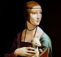 Леонардо да Винчи Дама с горностаем