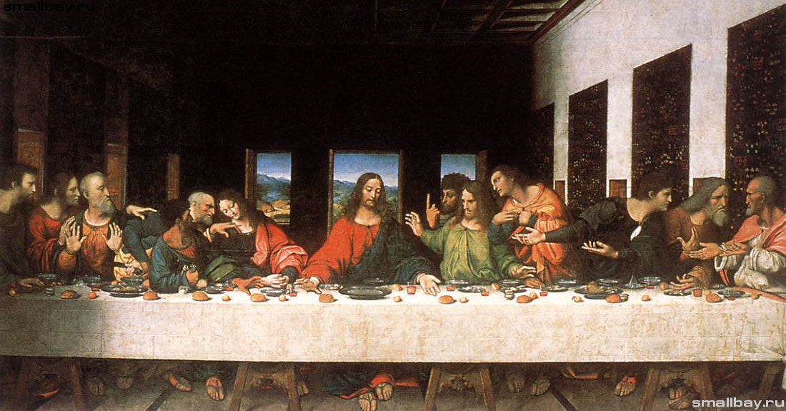 Леонардо да Винчи Тайная вечеря Копия