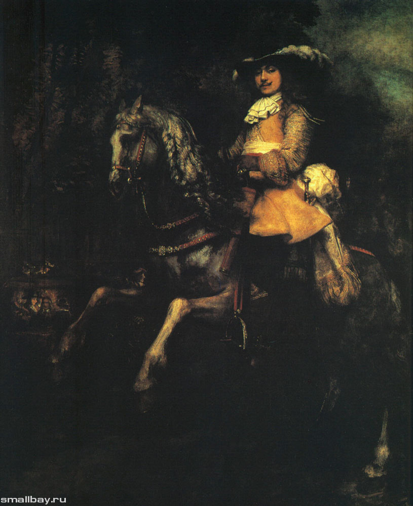 Рембрандт Фредерик Рил на коне