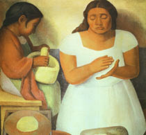 Ривера Женщины, делающие тортиллы